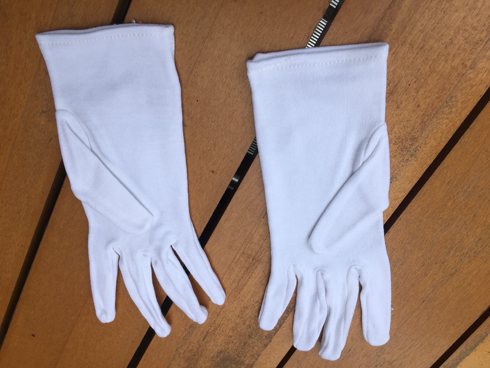 10 Paar Baumwollhandschuhe weiß,  Trikot, Baumwollmontagehandschuhe, Gr. L 2