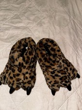 cheetah slippers