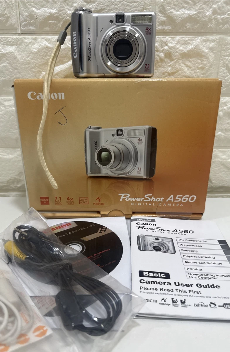 Canon PowerShot A560 Digital Cameras for sale | eBay UK