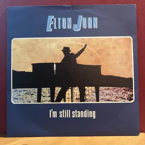 Elton John I'm Still Standing 7" Vinyl UK 1983 Rocket Record 45 EX/EX+