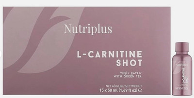 Nutriplus L-Carnitine Shot with Green Tea 15 count 50 ml each 3/28
