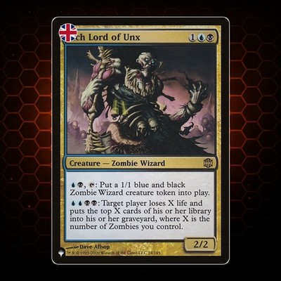 MTG - Lich Lord of Unx - PLST - EN - NM