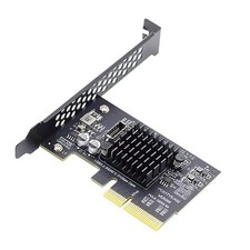 USB 3.2 Gen2 Type-E 20Gbps Front Panel Socket to PCI-E 4X Type-E to PCI-E