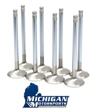 Stainless High Performance 1.59" Exhaust Valves 2014+ LT1 L86 L87 6.2L Set of 8