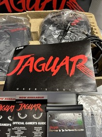 Atari Jaguar Console System Complete in Box w/ Cybermorph CIB Tested
