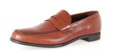 PRADA Leather Penny Loafer Penny Loafer - 2DC063 - Brown - US 8/PRADA 7