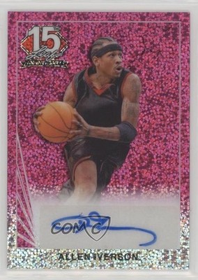 2025 Leaf 15th Anniversary National Convention 1990 1/1 Allen Iverson Auto 1cc7