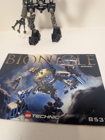 100% Complete & Retired LEGO BIONICLE Onua 8532 Figure Set with Instructions