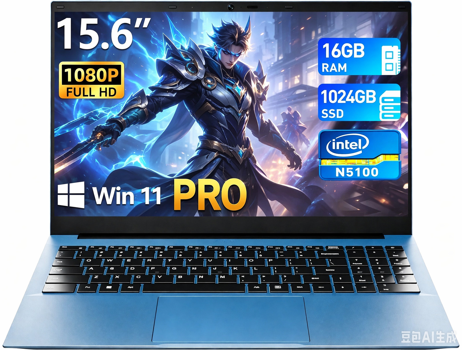 2026 SGIN 15.6 Laptop FHD IPS Win11 Pro N5100 Quad-Core 16GB 1TB SSD WiFi6 BT5.2