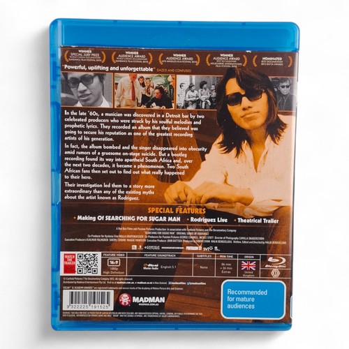 Buscando a Sugar Man Blu-ray Rodriguez 2012 Región B - Imagen 2 de 4