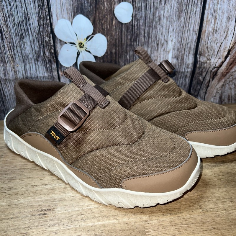 Teva ReEmber Camp Slip On Shoe Honey Brown Womens 10 Cushion Arch Support