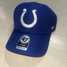 Indianapolis Colts New Era Hat Royal Blue Adjustable New 47 NFL Football Fan Dad
