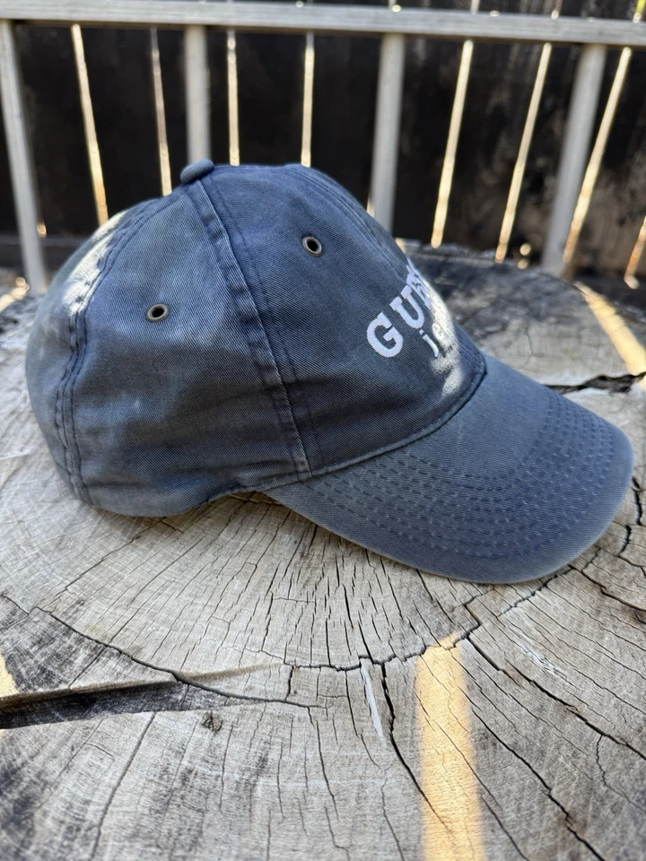 De colección Años 90 Guess Jeans Denim 100% Algodón Ajustable SnapBack Sombrero LEER! Foto 2 de 4