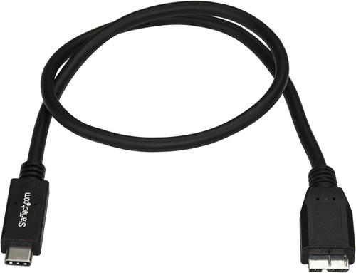 StarTech.com USB C to Micro USB Cable 0.5m - USB 3.1 Type C to Micro USB Type B - Picture 2 of 4