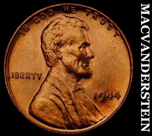 1944 Lincoln Wheat Cent-Choice Gem BU +++++ Red Lustrous No Reserve #i5734