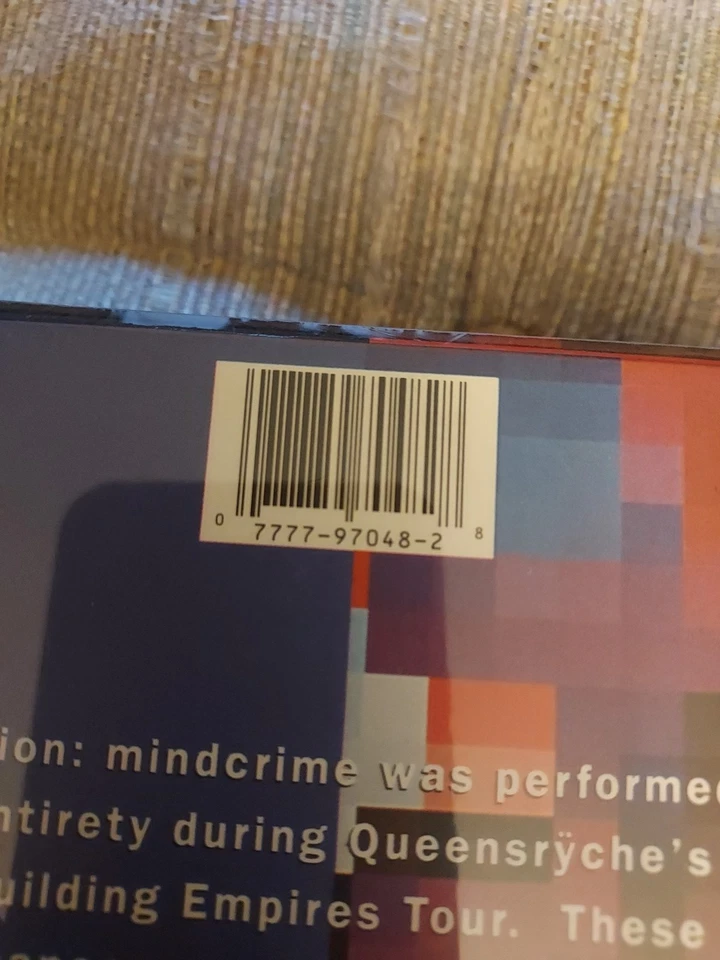 Queensryche Operation: Livecrime CD/VHS Box Set EMI E2-97048 1991 Sealed OOP New - Image 4 of 4