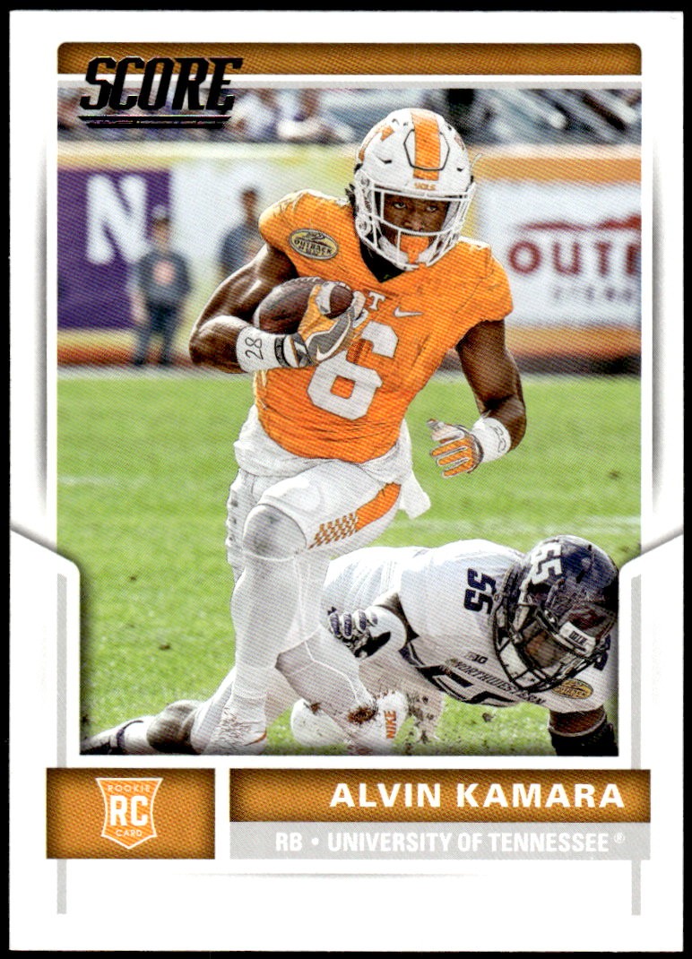 2017 Score #375 Alvin Kamara Rookie Tennessee Volunteers