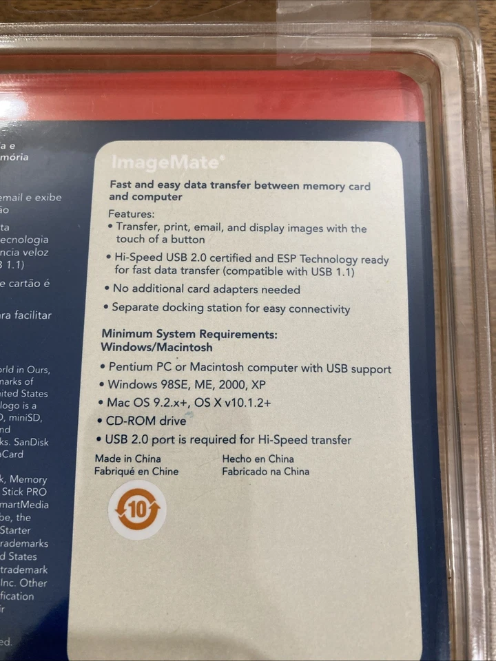 SanDisk ImageMate USB 2.0 12-in-1 Card Reader/Writer SDDR-89-A15 NEW IN BOX - Image 3 of 4