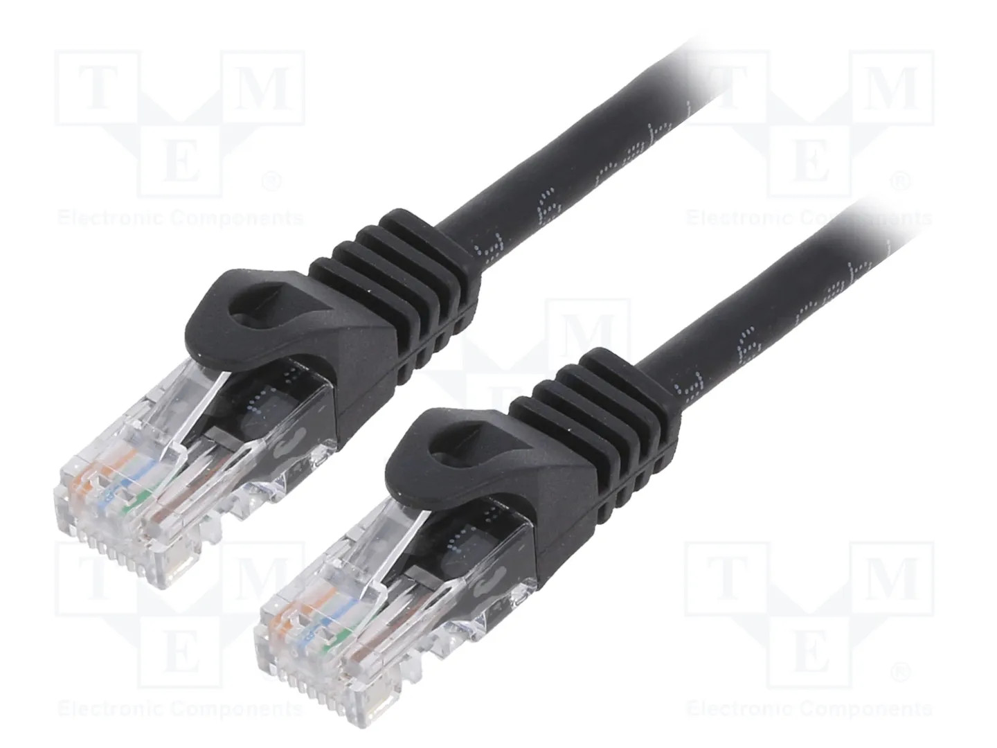 Câble réseau RJ45 CAT6 5m noir - Image 2