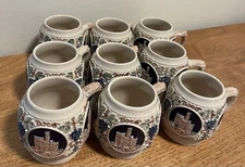 VTG Germany Coffee Mug Gerz Beer Stein Castle Rhine Cider Wine New Old Stock 9