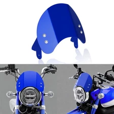 For HONDA MONKEY 125 2018-2025 Front Visor Aluminum Windshield BLUE