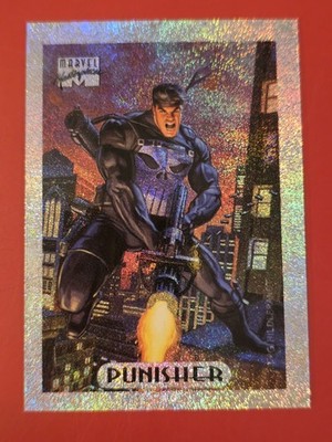 Punisher 1994 Fleer Masterpieces  Limited Edition Holofoil Silver #6 Insert