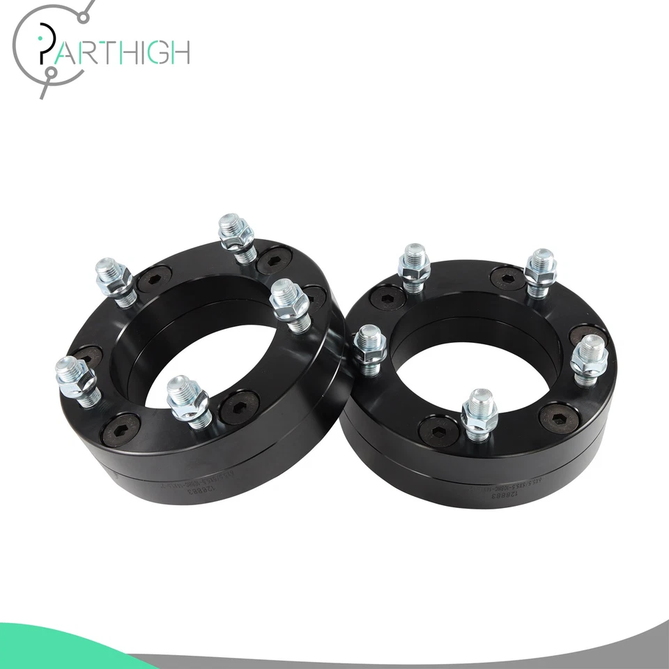 Adaptadores de rueda de 2" de espesor para Chevy GMC 6x5,5 a 5x5,5 (4) 6 orejetas convertibles a 5 orejetas Foto 2 de 4