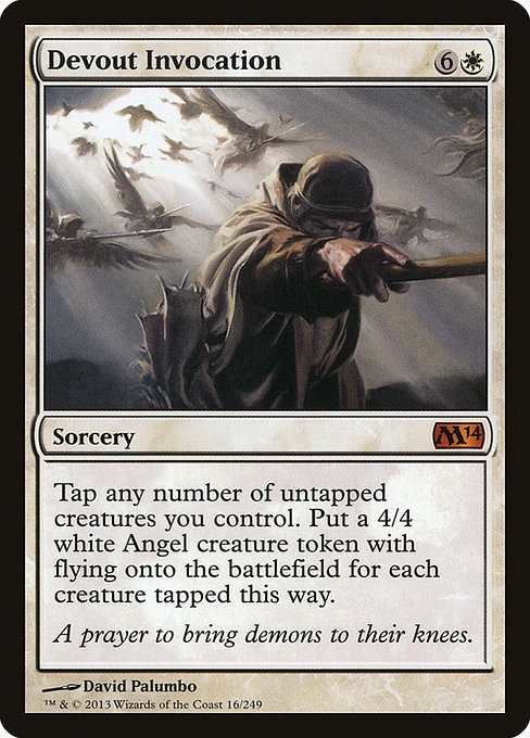 Devout Invocation - Magic 2014 | MTG Card