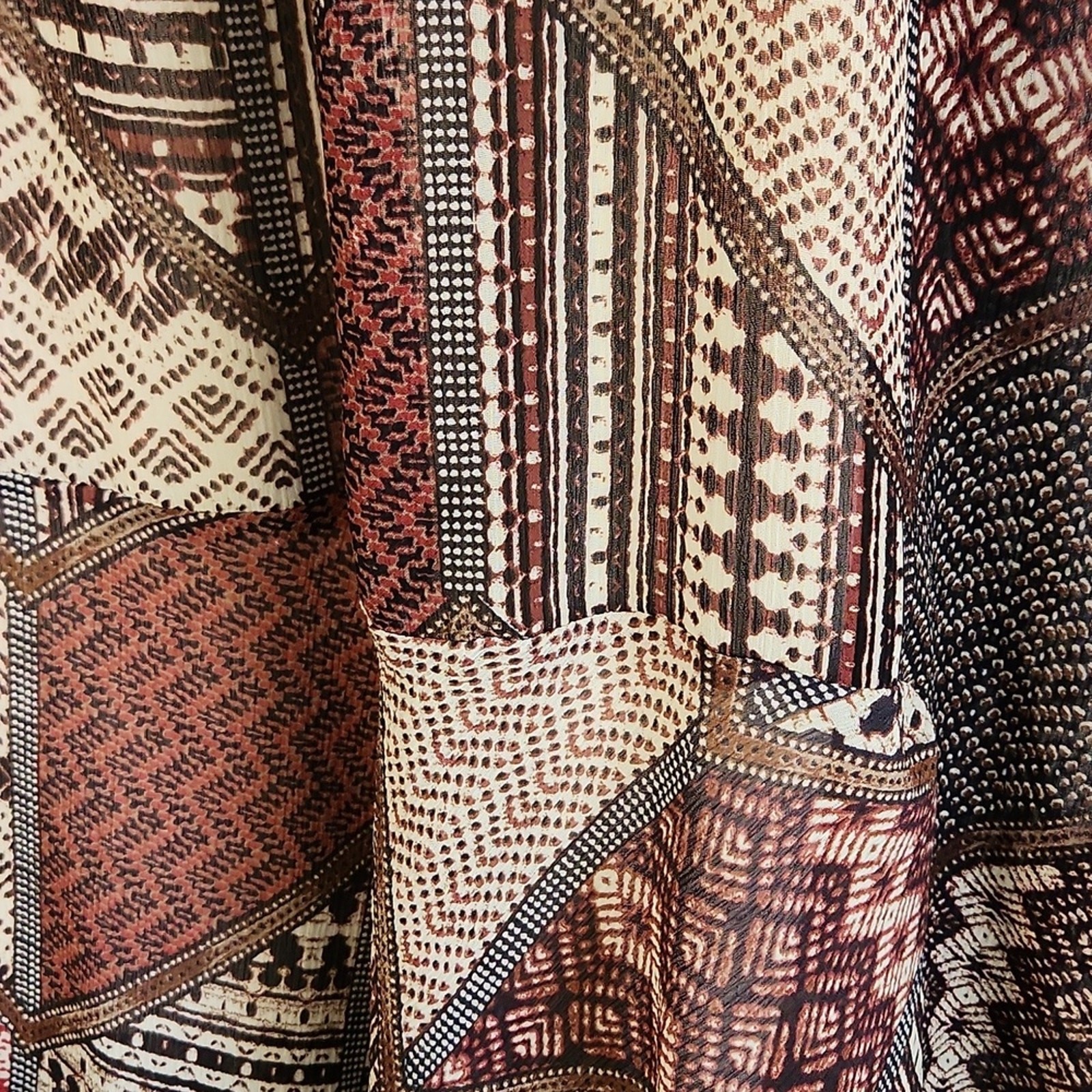 Catherines Multi-Colored Patchwork Skirt Size 4X … - image 3