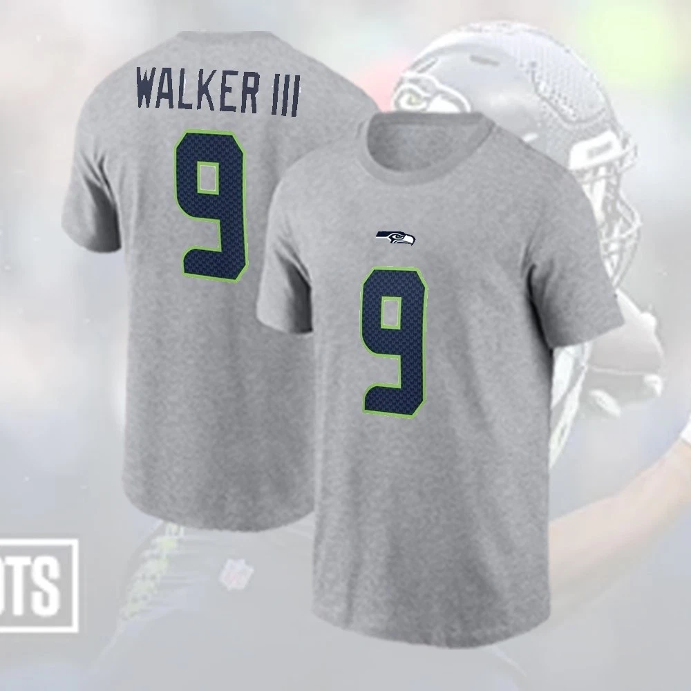 Kenneth Walker III #9 Seattle Seahawks Player Name and Number FAST Ship