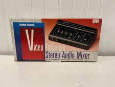 Radio Shack Realistic Video Enhancer Stereo Audio Mixer 15-1961 Brand New Unused