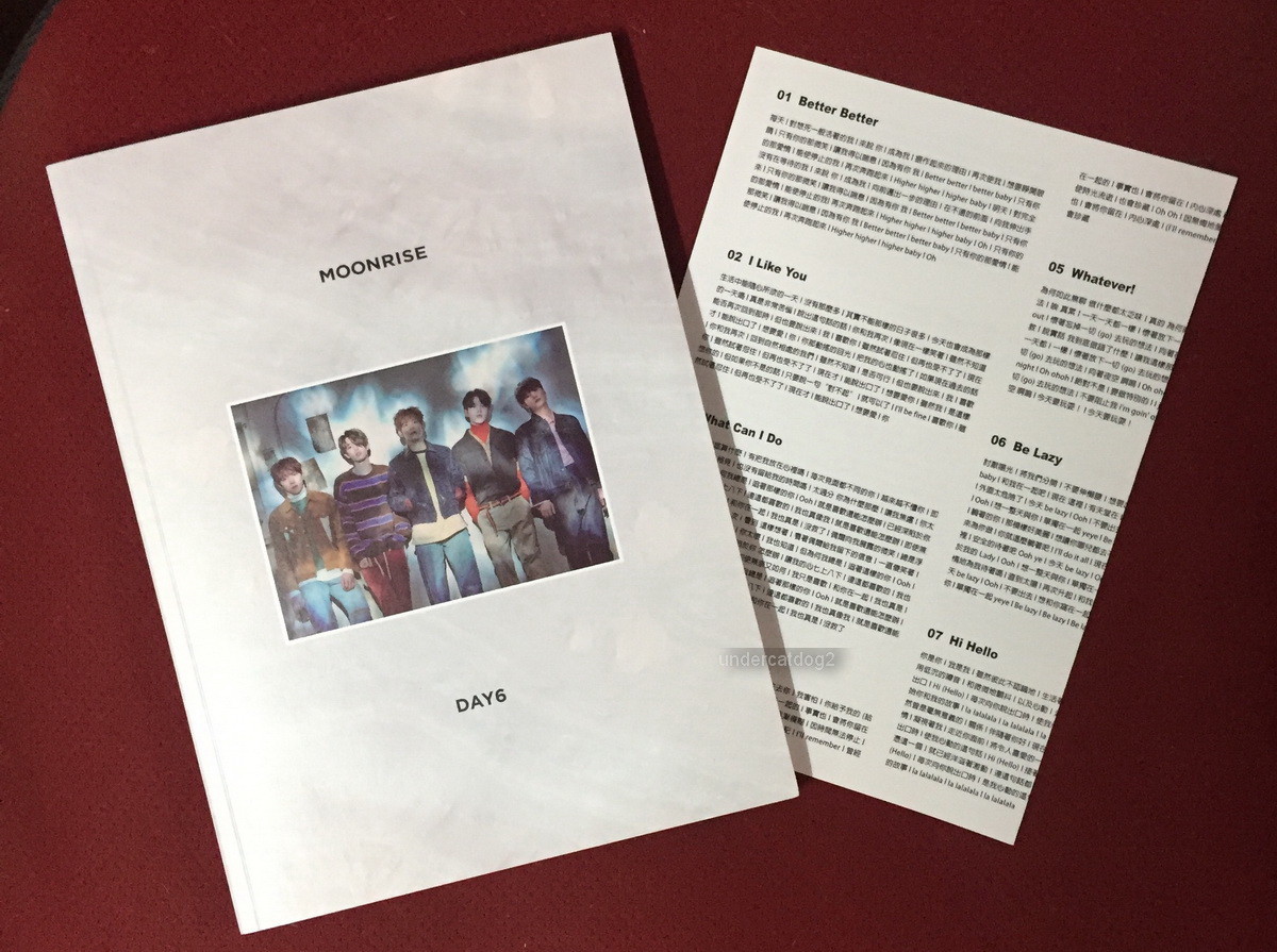 DAY6 Vol. 2 Moonrise Taiwan Ltd CD+88P booklet+5 PHOTO CARDs | eBay DAY6 Vol. 2 Moonrise Taiwan Ltd CD+88P booklet+5 PHOTO CARDs | eBay