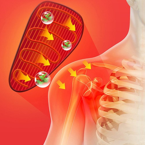Electric Heated Shoulder Brace Heating Pad Therapy Shoulder Winter Heating Wrap - Picture 2 of 12
