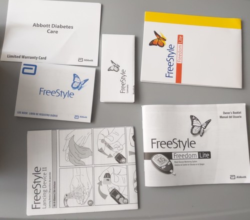 NIB FreeStyle Freedom Lite System monitorowania glukozy we krwi Exp: 05/28 Darmowa wysyłka - Zdjęcie 7 z 11