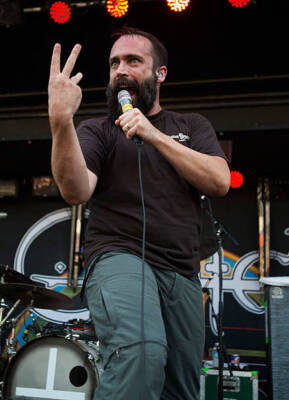 Neil Fallon of Clutch at 2013 Rock On The Range at Columbus Crew S- Old Photo 17