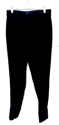 Vince Black dress pants women's sz 2 cropped cuffed office career XS TINY  FLAW | eBay