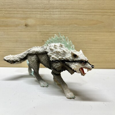Schleich Eldrador Creatures 6'' Ice Wolf Snow Figure for Fantasy Play or Diorama