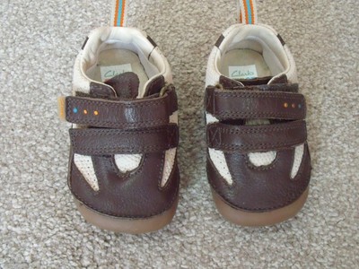 clarks baby trainers