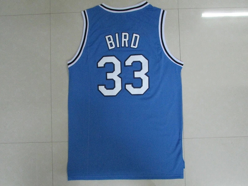 Баскетбольная футболка Larry Bird No33 Indiana State Blue Jersey мужская для колледжа - Изображение 2 из 4