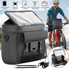 Lenkertasche Lenkradtasche Fahrrad Handyhalterung 7" Radlenkertasche E-Bike 5L