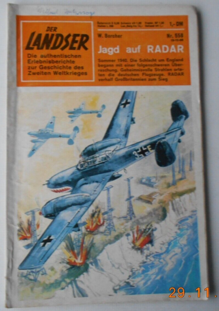 Der Landser Nr. 558 "Jagd auf Radar" Originalheft