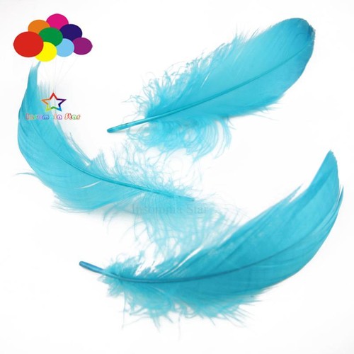 Diy 100 Pcs/Lot Colourful Goose feather 4-7cm 1-2 Inch Stage Props Dream Catcher - Picture 40 of 138