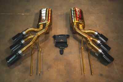 Valvetronic Designs Gold Valved Catback Exhaust For 05-18 Mercedes G500/G550/G63