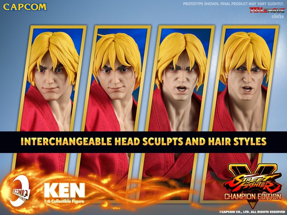 Iconiq 1/6 ストリートファイター　ケン Street Fighter V Iconiq Gaming Series Ken 1/6 Scale Collectible Figure