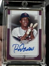 2017 Topps Transcendent Collection Purple 02/10 Rod Carew #TCA-RCA Auto HOF