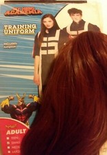 My Hero Academia Midoriya Training Uniform W/ Red Wig Size Small