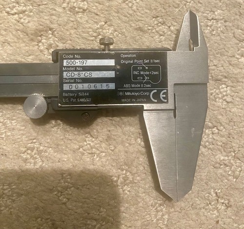Mitutoyo CD-8" CS. Digital Caliper Absolute Digimatic - Picture 4 of 4