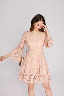 NEW FEW MODA NEW YORK Guipure LACE DRESS SIZE LARGE BLUSH NORDSTROM | eBay NEW FEW MODA NEW YORK Guipure LACE DRESS SIZE LARGE BLUSH NORDSTROM | eBay