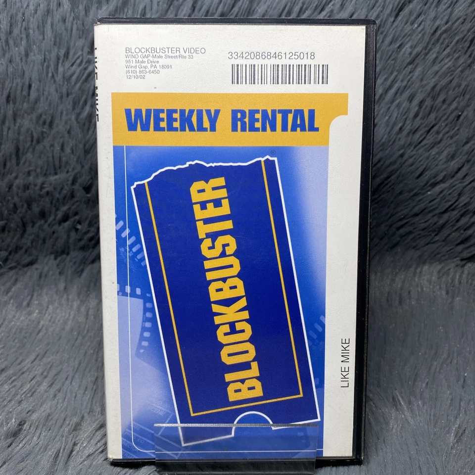 Blockbuster Video VHS Clamshell Like Mike John Schultz Movie Rental Case Tape Foto 2 de 4