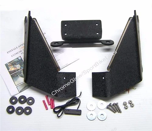  Honda CBR 600RR Extreme светодиодный нейтрализатор крыла; интегрированный тормоз и повороты — дым - Изображение 2 из 3